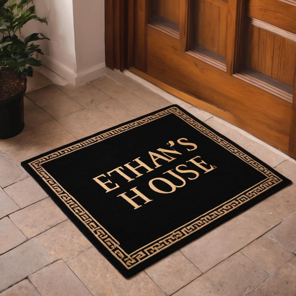 Ethan's House Door Mat